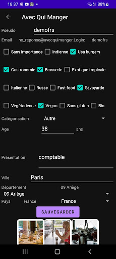 Avec Qui Manger Screen 3