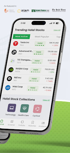 Musaffa: Halal Stocks & ETFs Screen 2