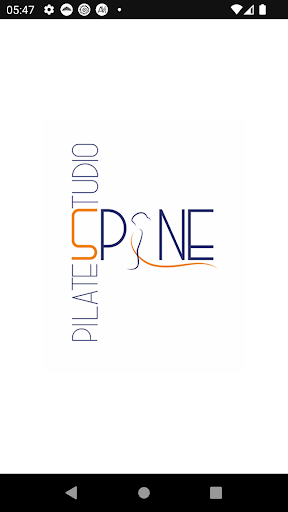 Android application Spine pilates screenshort