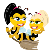 2 Bees and a Broom