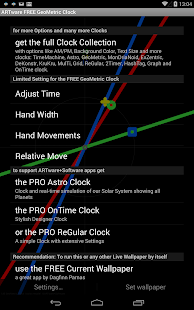 GeoMetric Clock Live Wallpaper Screenshot