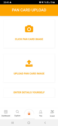Android application Fin Solutions screenshort