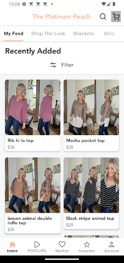 Android application The Platinum Peach screenshort