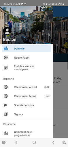 Aperçu de l'application