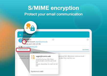 Email Aqua Mail - Fast, Secure Captura de pantalla