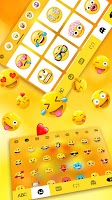 screenshot of Happy Emojis Gravity Keyboard 