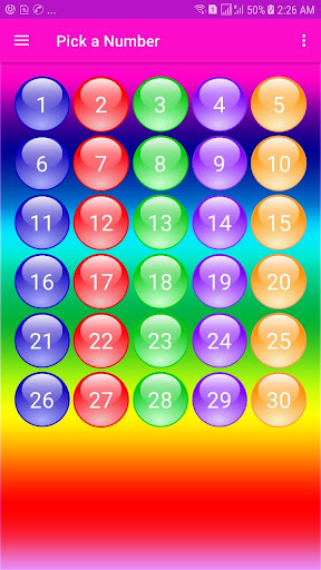 Android application Multiplication Table with Voic screenshort