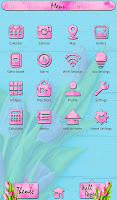 screenshot of Flower Wallpaper Pink Tulips