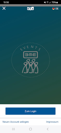 Android application BME Events screenshort