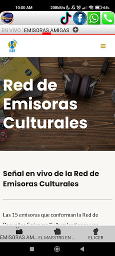 Android application Radio Cultural Corredores 88.1 screenshort