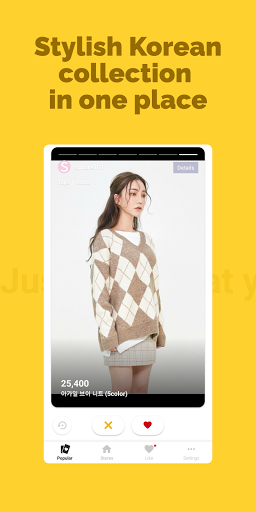 Android application Cherrypick - Korean clothes co screenshort
