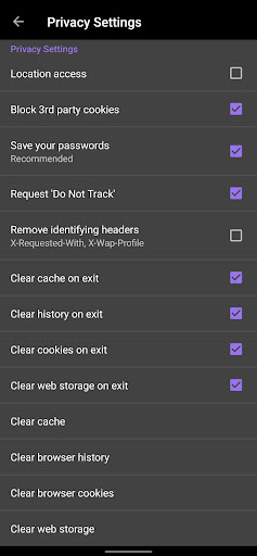 Vibe browser Screen 2
