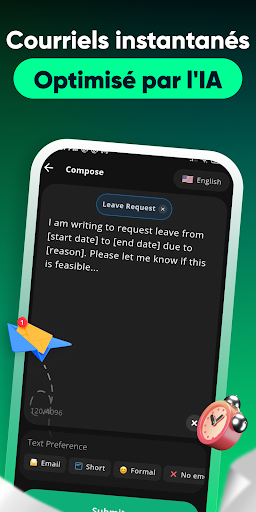 Aperçu de l'application