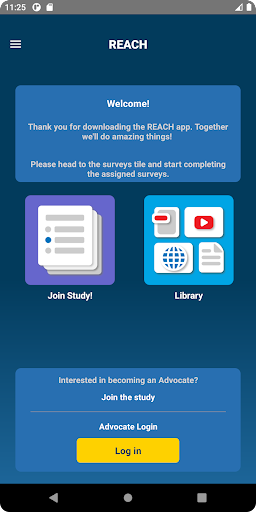 Android application REACH UCLA screenshort