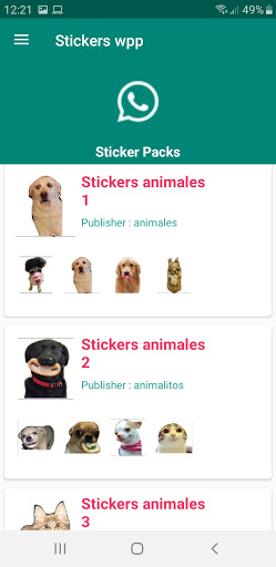 Stickers Animales 2021