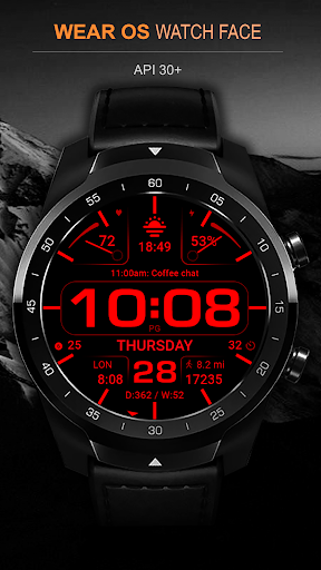 WFP 232 Stylish watch face screenshot 6