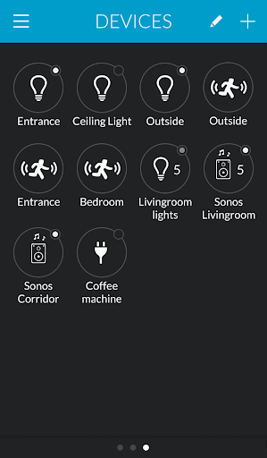 Android application Cozify screenshort
