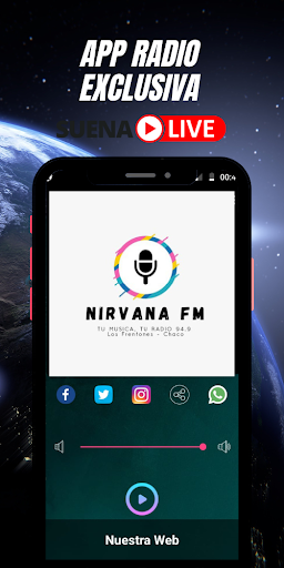 Android application Radio Nirvana FM screenshort