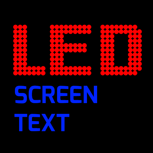 LED screen text  Icon