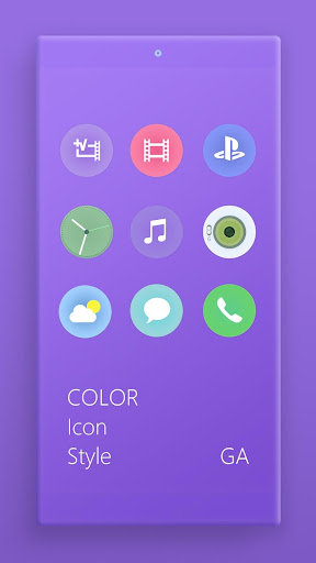 COLOR™ Theme | Purple XPERIA Screen 3