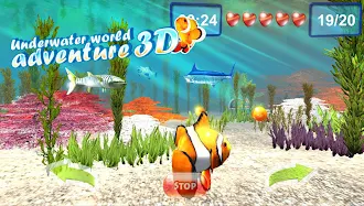 Game screenshot アンダーウォーターワールド：アドベンチャー3D mod apk