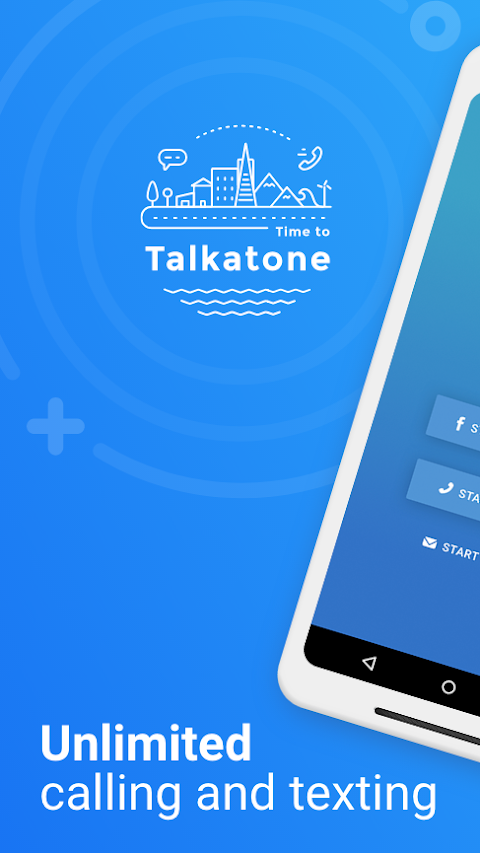 Talkatone: Texting & Callingのおすすめ画像1