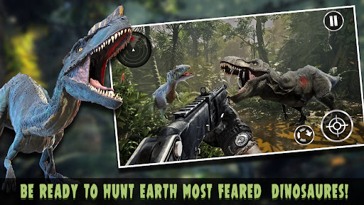 Android application Dino Shooting FPS Sniper Game screenshort