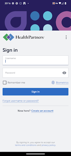 Android application HealthPartners screenshort