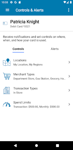 Nebo CU Wallet Screen 3