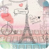 Love Paris Keyboard Theme icon