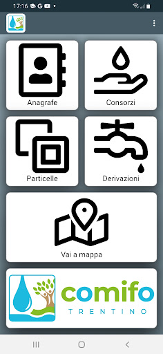 Android application GeoComifo screenshort