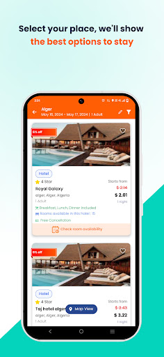 Namlatic Hotel Booking Screen 3