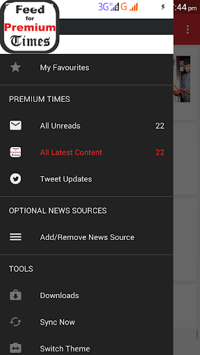 Feed for Premium Times Nigeria Screen 2