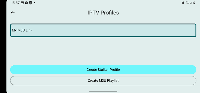 IPTV Stalker Player Bildschirmfoto