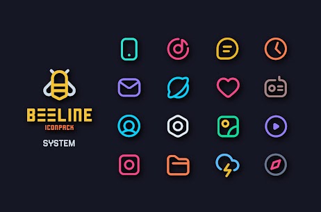 BeeLine Icon Pack Patched Apk 1