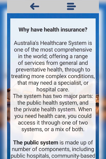 Health Insurance Australia Screen 3