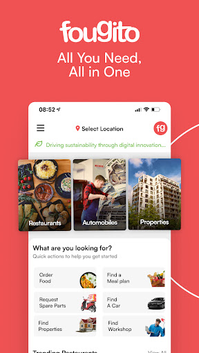 Android application Fougito screenshort