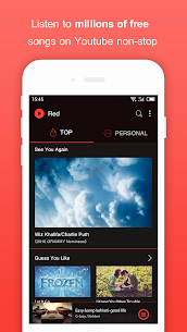 Music for Youtube Player  Red  Apk 4