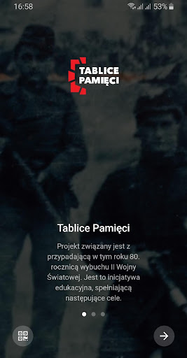 Android application Tablice Pamięci screenshort