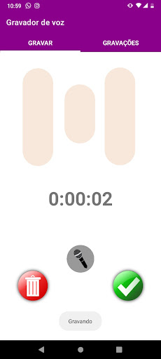 Voice recorder Screen 3