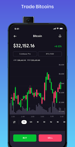 Android application Cryptocurrency Trading screenshort