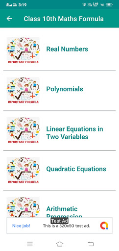 Basic Maths Guide Screen 2
