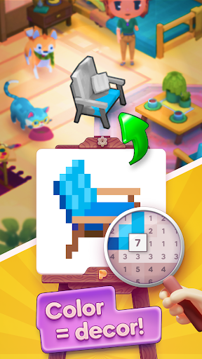 Pixelwoods: Color by number - Puzzle - games