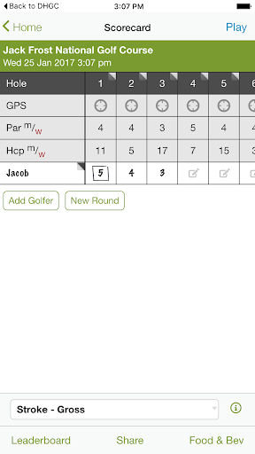 Jack Frost National Golf Club Screen 3