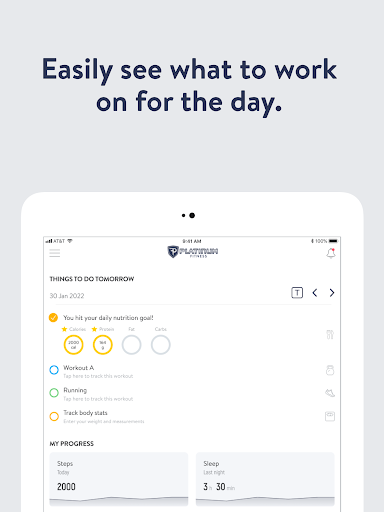 Screenshot of Platinum Fitness