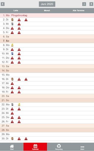 Landkreis Gotha Abfall-App Screen 3