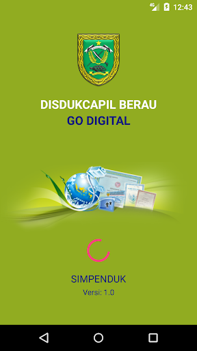 Android application DISDUKCAPIL BERAU screenshort