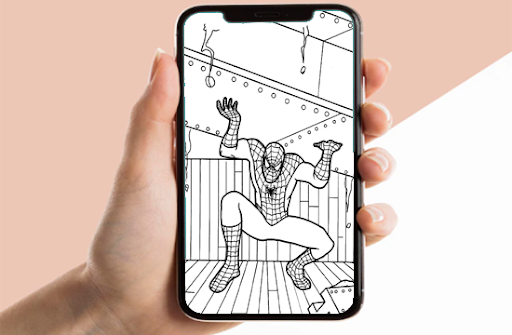 Super Heroes Coloring Book