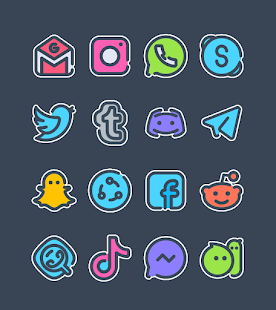 Sticker UI - Icon Pack Screenshot