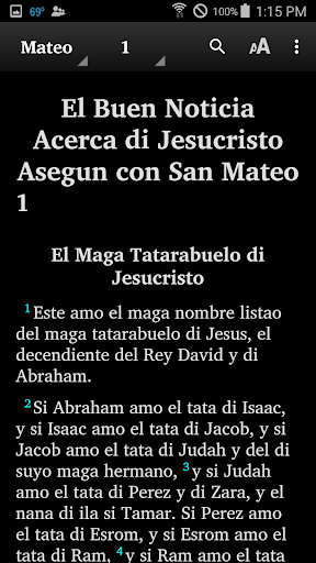 Chavacano Bible Screen 2